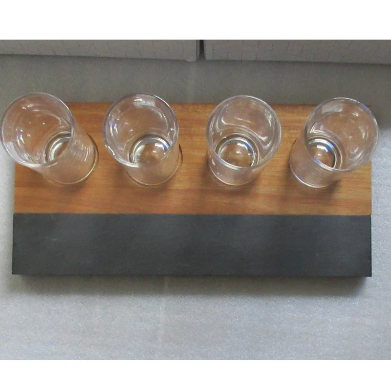 New Product Stone Black Rectangle Cheap Wood Cheese Board With Chalkboard Slate Serving Wooden Pizza Tray