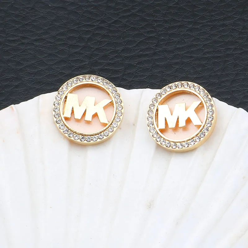 New Arrival Designer Jewelry Brand Earrings Luxury Letter Gold Stud Earrings for Women Jewelry Making