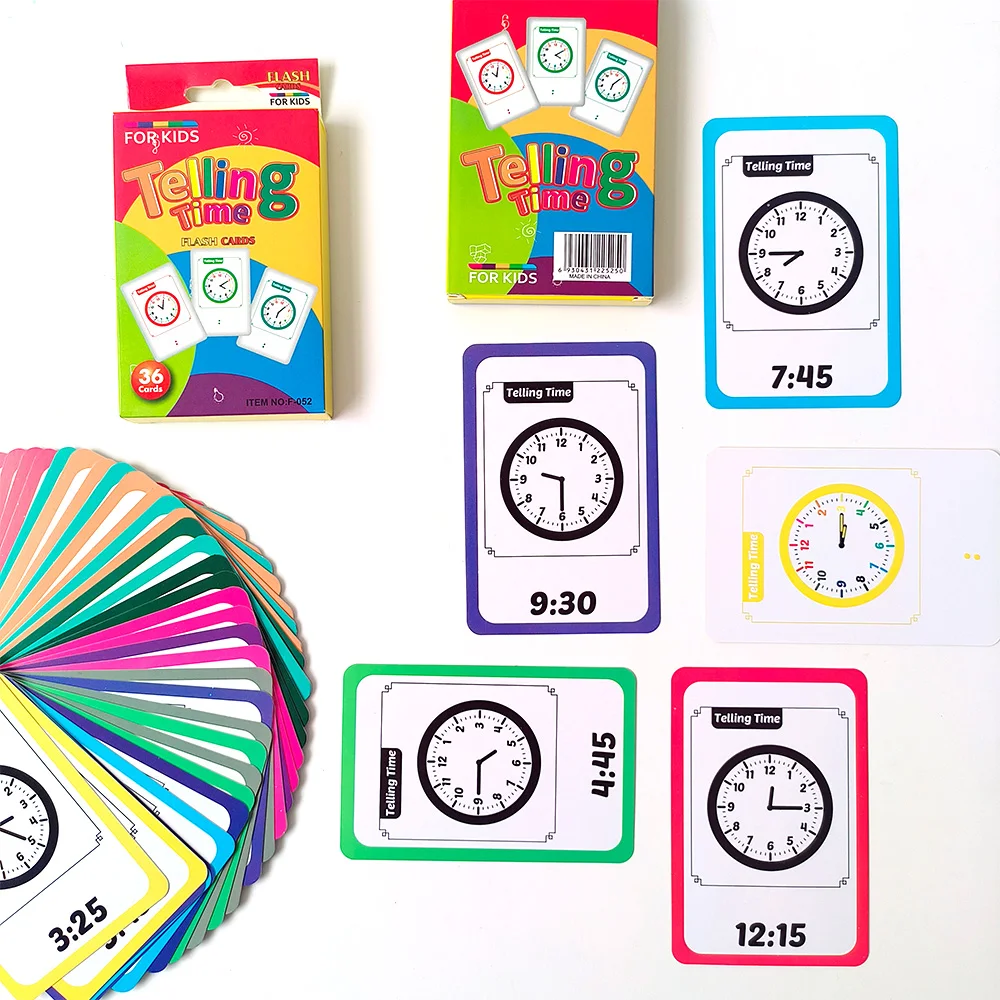 2-6Year Baby Profession Flash Cards Educational Preschool Toddler Flashcards Paper Kids Fruit Animal Words Cognitive Card