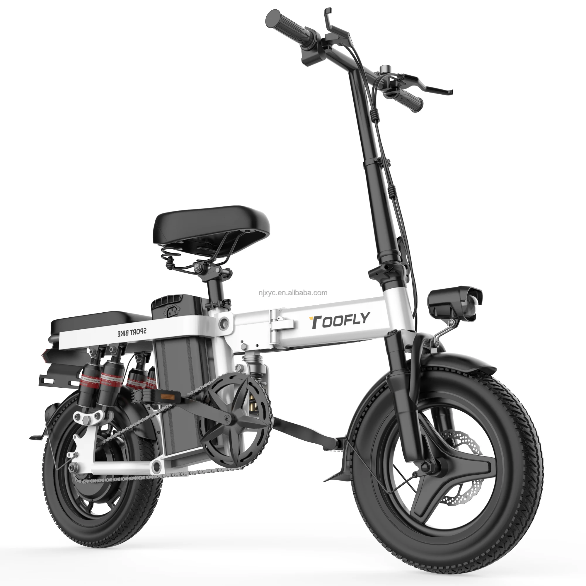 EU US free shipping Electric 48V 14 inch 400w Folding Electric Bike/Bycicle Made In China