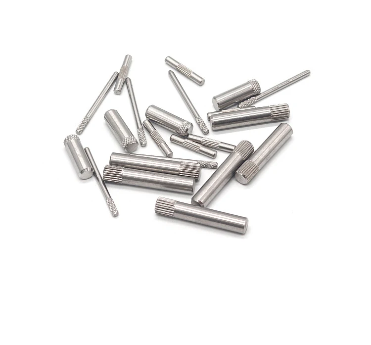 High Precision Customized SUS304 Stainless Steel Knurled Dowel Pin For Toy Car