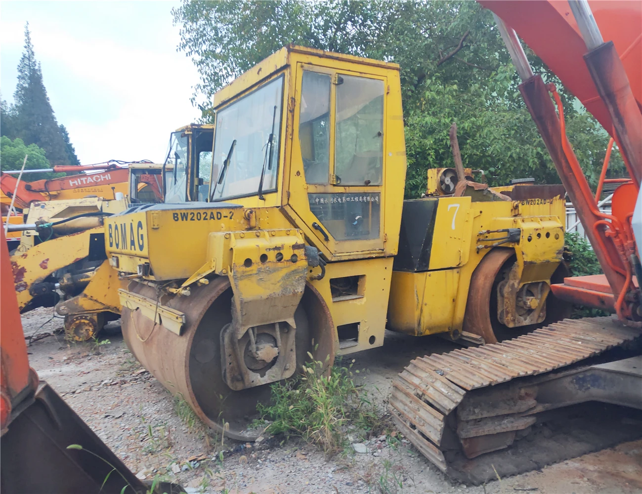  Б/у секундной стрелки Bomag внедорожник ролика BW202 BW217D-2 BW219DH-3 BW226DH-4 для продажи с хорошей производительностью и в хорошем