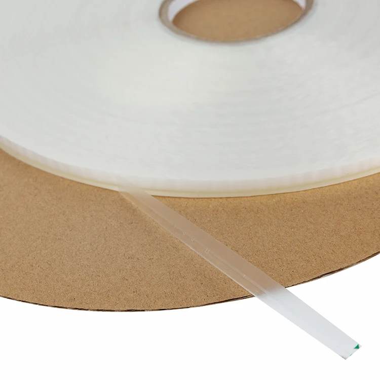 different custom sizes OKER brand HDPE bag sealing tape resealable double sided tape for opp bags