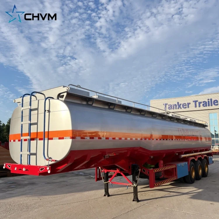 Китай дизельное масло вода молоко жидкий танкер полуприцеп 3 оси 30-60 CBM топливный бак прицеп