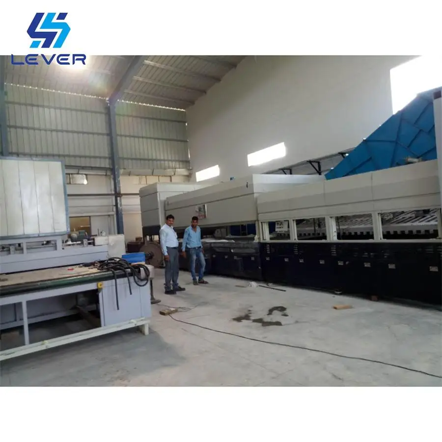 Jet convection glass tempering machine