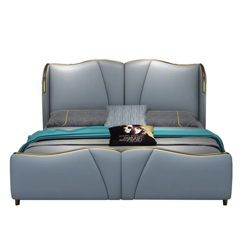 
Hilton 5 star luxury modern hotel leather beds furniture sets 