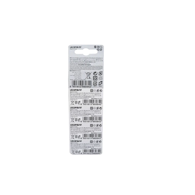 Щелочная батарея Philips LR23 8LR932 аккумулятор для хранения энергии