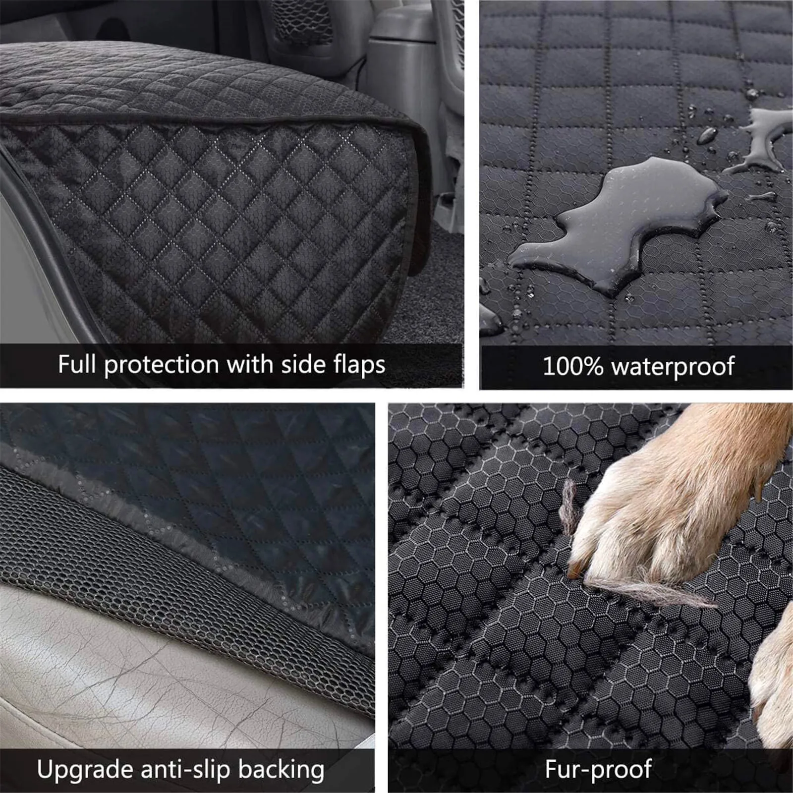 
Wholesale Classic Heavy Duty Anti-Tear Dirtproof Dog Car Back Seat Cover for Pets 