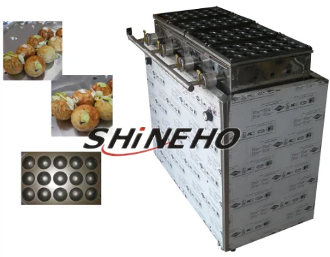 Shineho Automatic industrial Rotating Gas/Electric  Heating Automatic Smokeless BBQ Griller Machine boogytori yakitori equipment