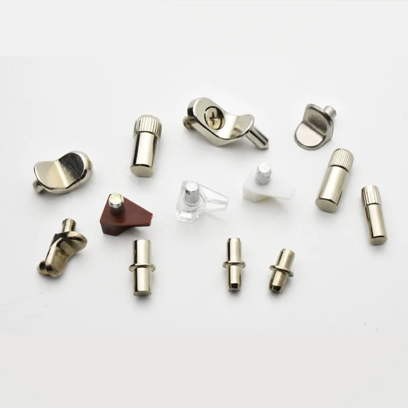 New Hot Stainless Steel L-Shaped Shelf Brackets Cupboard Shelf Pins cabinet accessories hardware
