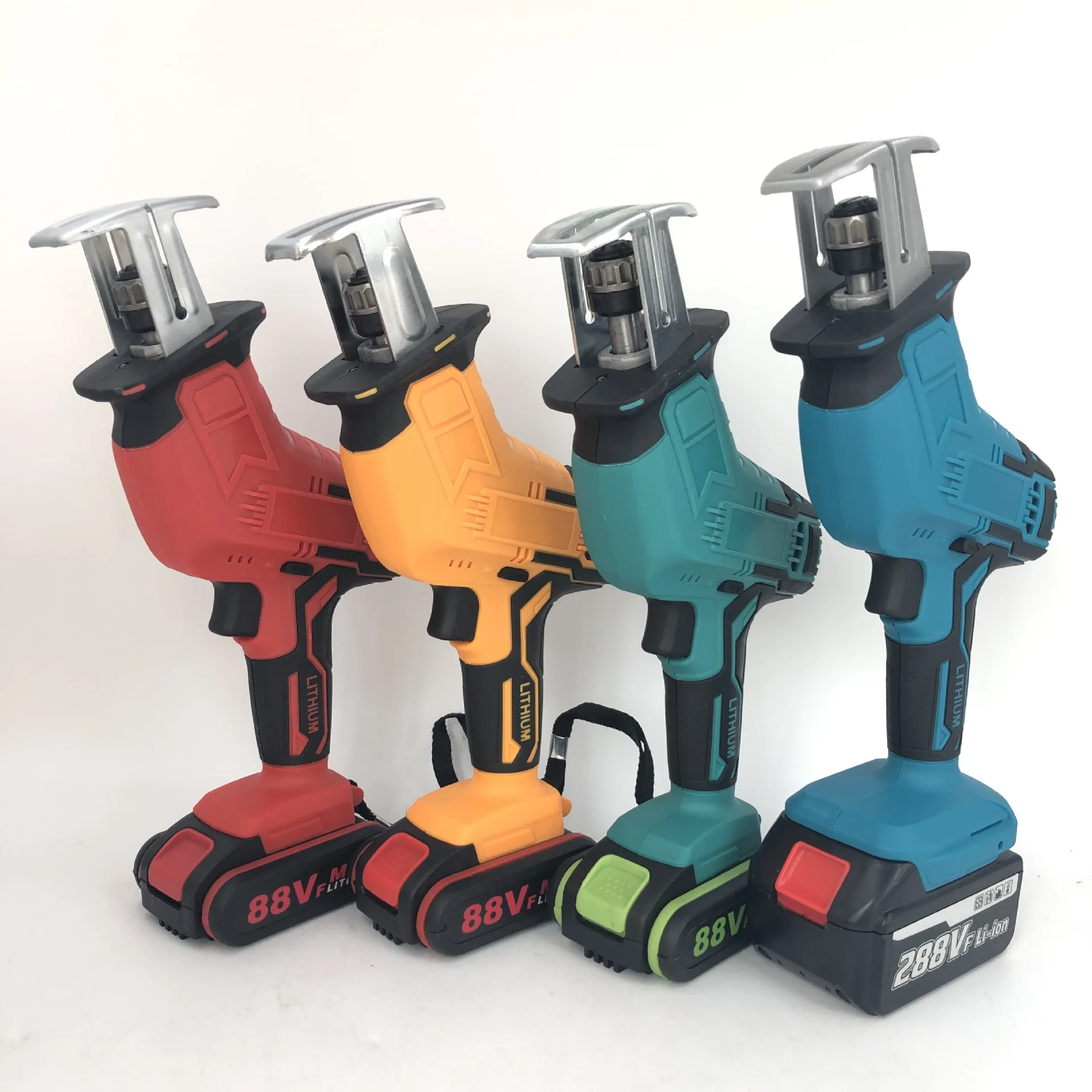 High Power Rechargeable Lithium Cordless Saber Saw Electric Reciprocating Saw Wood Metal PVC Cutting Blades Mini Electric Saw