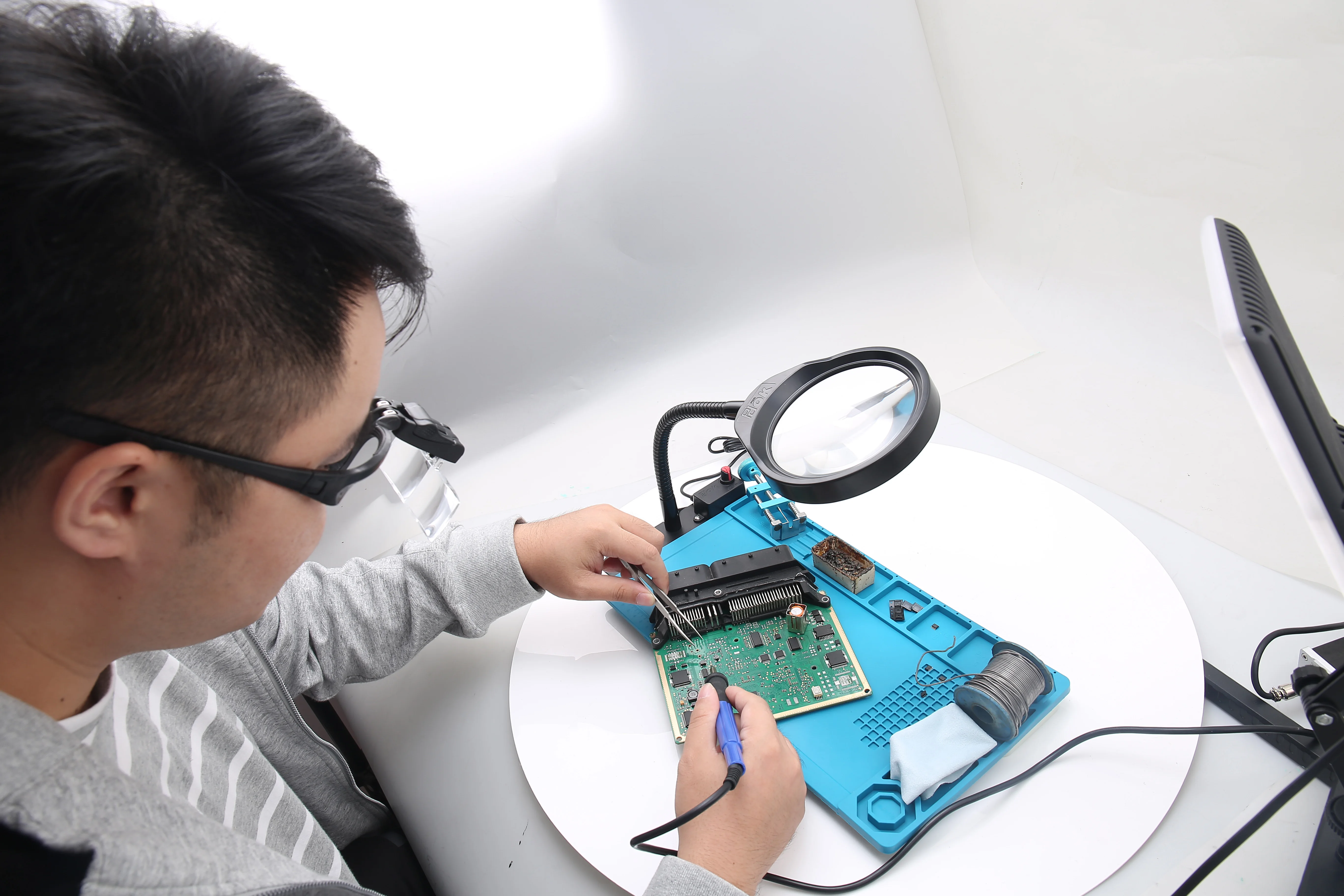  Диагностический блок управления двигателем MB 272/273 ECU анализатор навыков слесаря диагностика курса автомобильный компьютер для