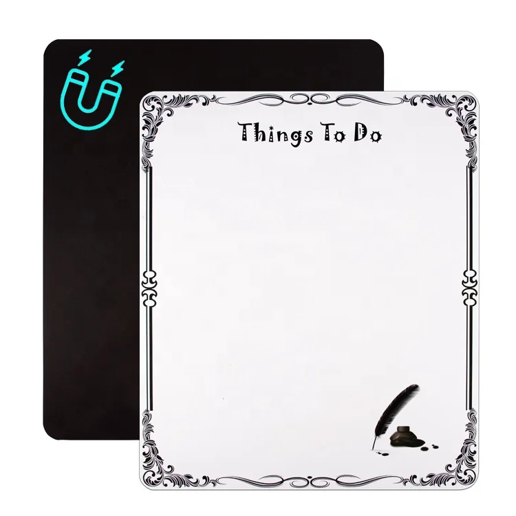 Magnetic Dry Erase Board for Refrigerator Magnet to do list magnetic week planner magnet things to do