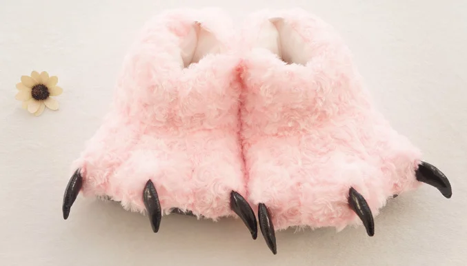 Animal Paw Slippers for Adults and Kids Bear Paw