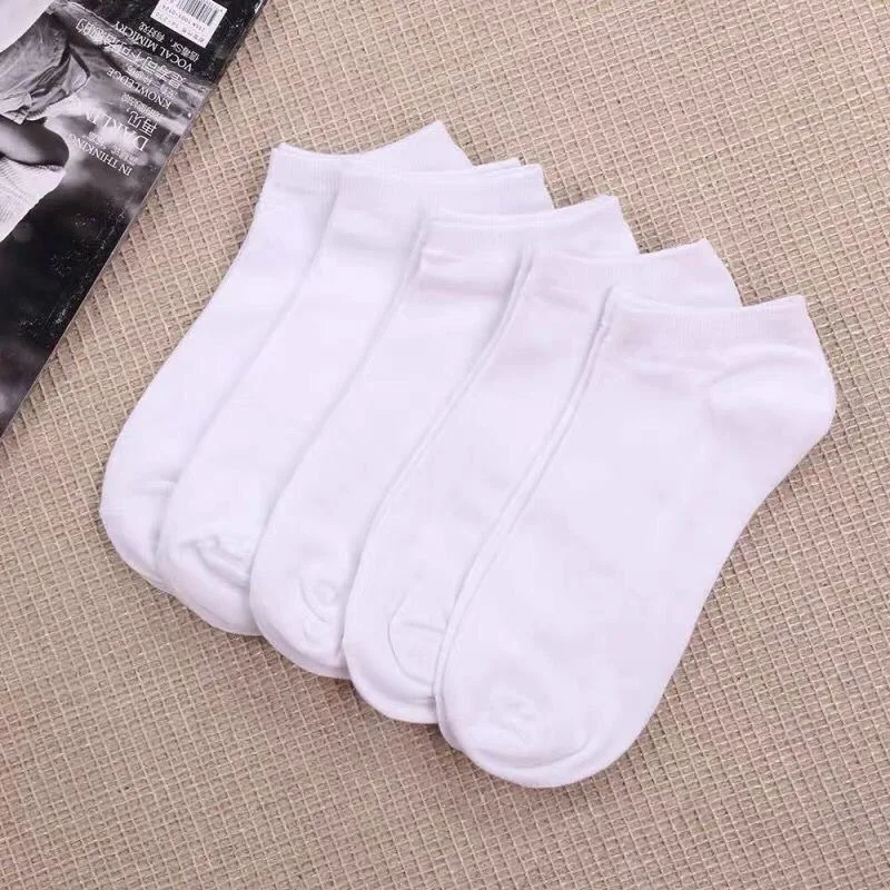 Wholesale Manufacturer Men Cheap Customized Logo Design Cotton Ankle No Show Solid Color Size Summer Socks