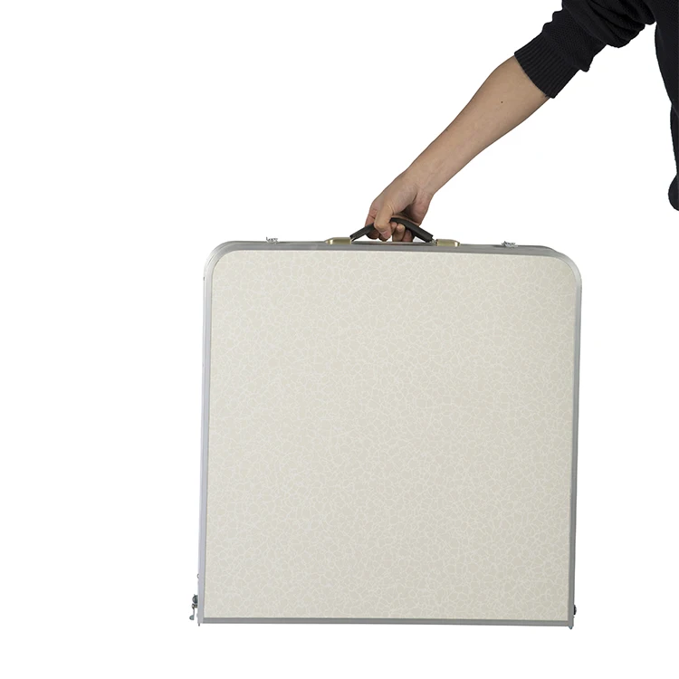 Portable Aluminum Rectangular Folding Camping Outdoor Suitcase Picnic Tables