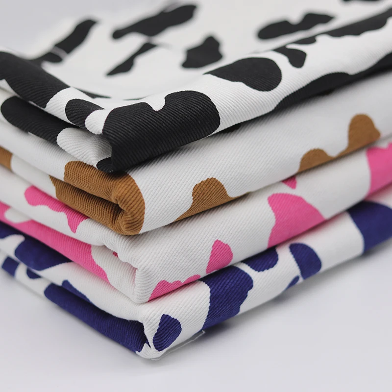 
High Quality Beautiful white 7s 100% printed Cotton Fabric Wholesale Prices Cloth for jacket pants bag 