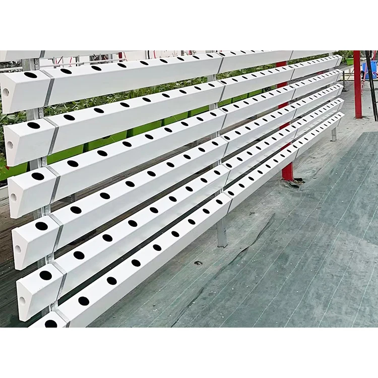 New Design PVC NFT garden indoor Vertical Hydroponic System For Strawberry Growing Vegetables