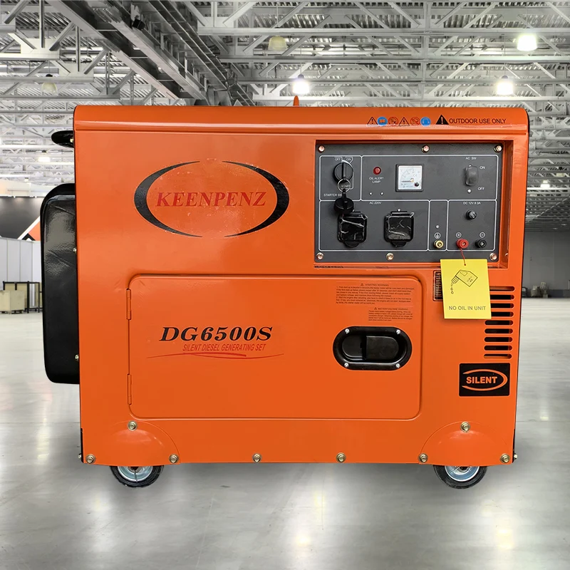 High Quality diesel engine air cooled 220V kipor 10KW portable small diesel generator price