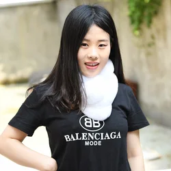 CX-F-S-01C дешевые из искусственного меха шаль шарф накидка на меху обувь на платформе из искусственного кроличьего меха; Шарфы