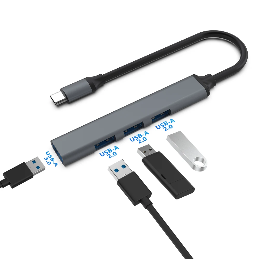 Горячая Распродажа концентратор usb-концентратор 4 порта 3 usb 0 и 1 компьютера