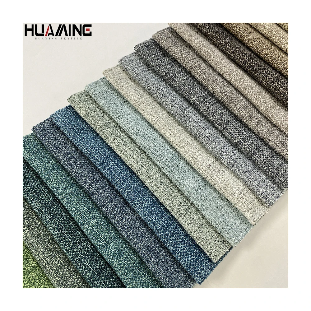 popular piece dyed woven cotton look italian vintage style sofa cushion fabric from China Factory