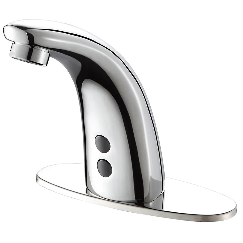Bathroom Cold And Hot Sensor Tap Automatic Sensor Faucet Touchless Electronic Water Tap Hand Free Cold Hot Mixer