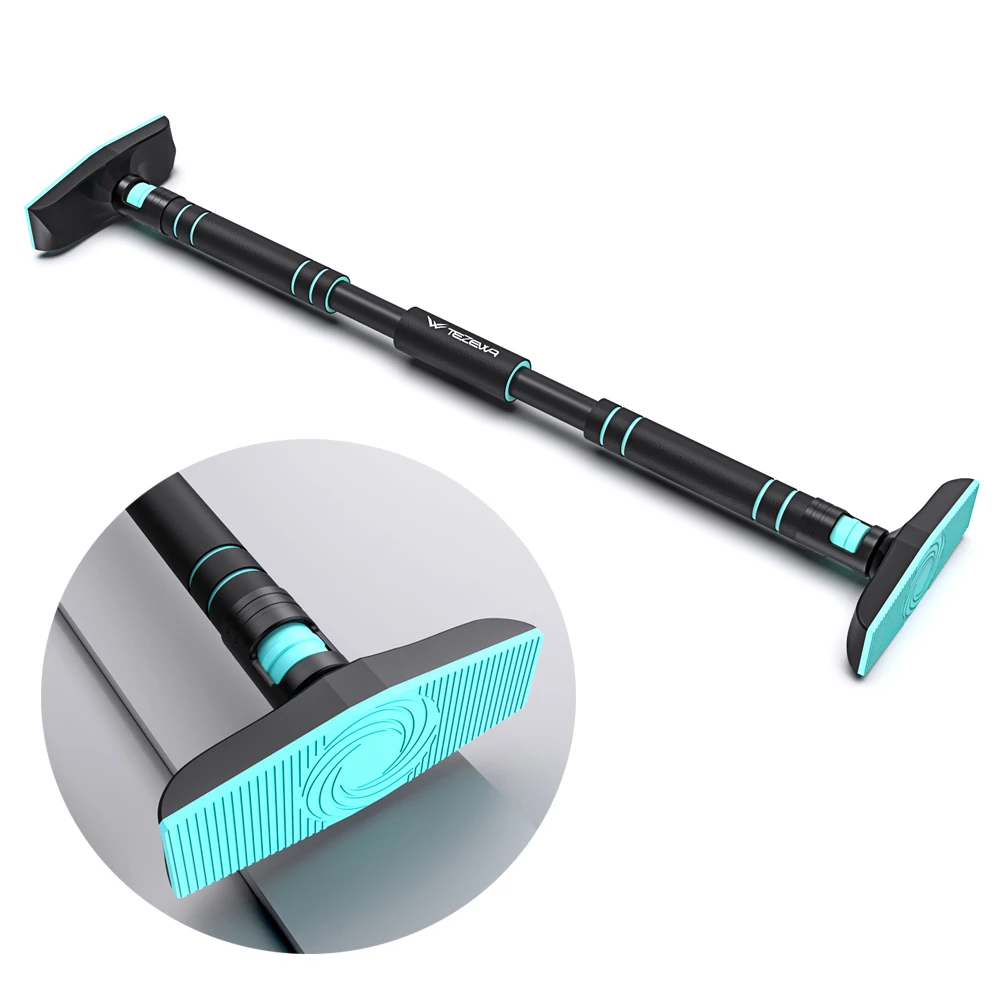 
Upgraded version Home Exercise Fitness Pull Up Bar Door Frame Wall Single Rod Adjustable Horizontal Bar 