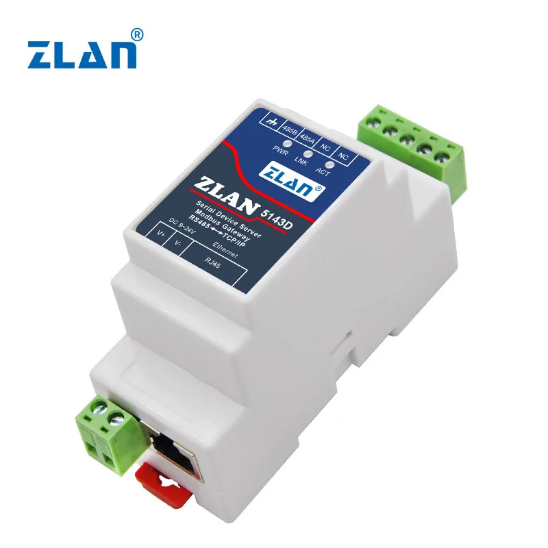 Din rail Industrial single port mini serial Ethernet server