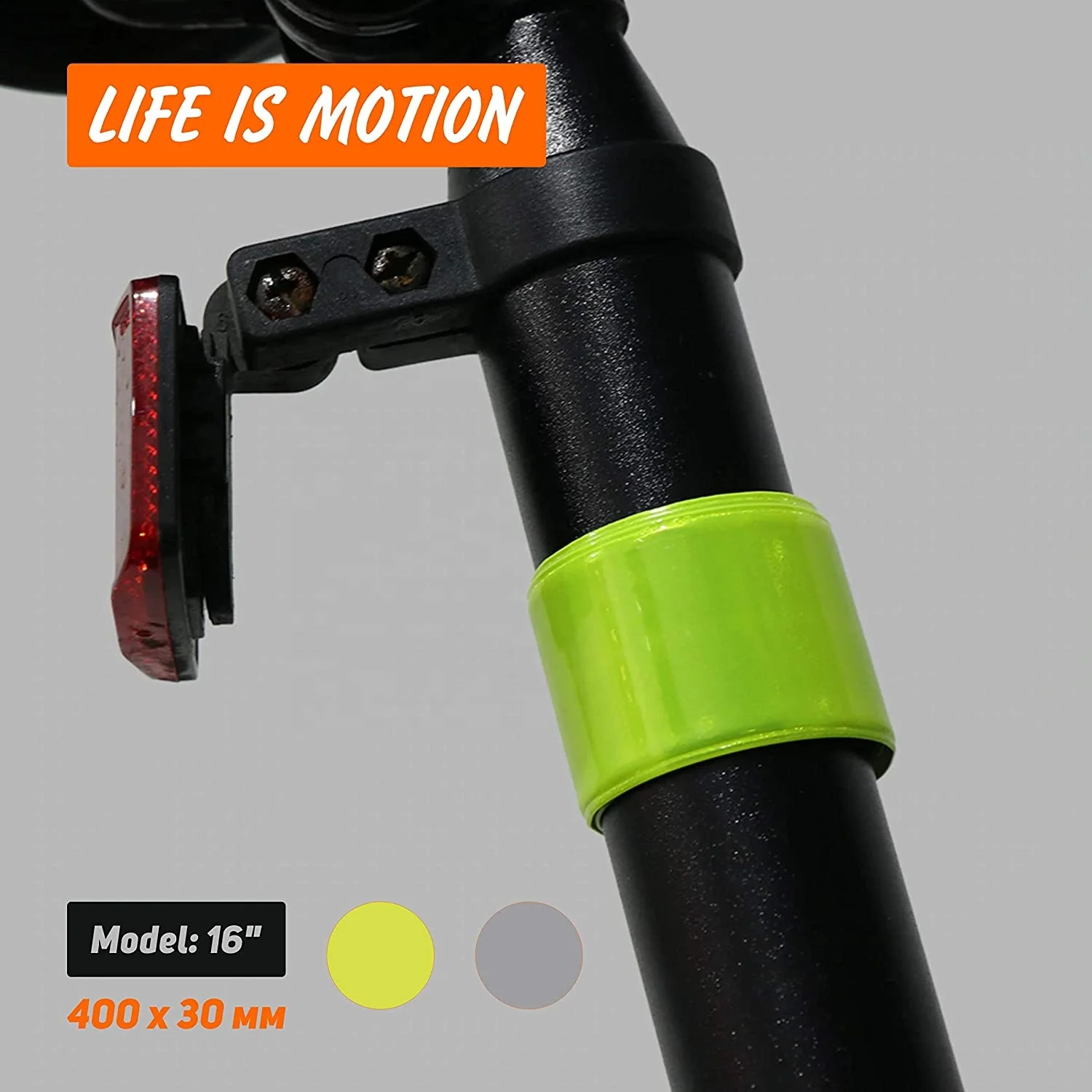 4 pcs Reflective Arm Bands Trouser Clips High Visibility Safety Bike Bicycle