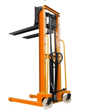 1ton 2ton  lower price hot sale good quality manual pallet stacker high quality Hydraulic forklift hand