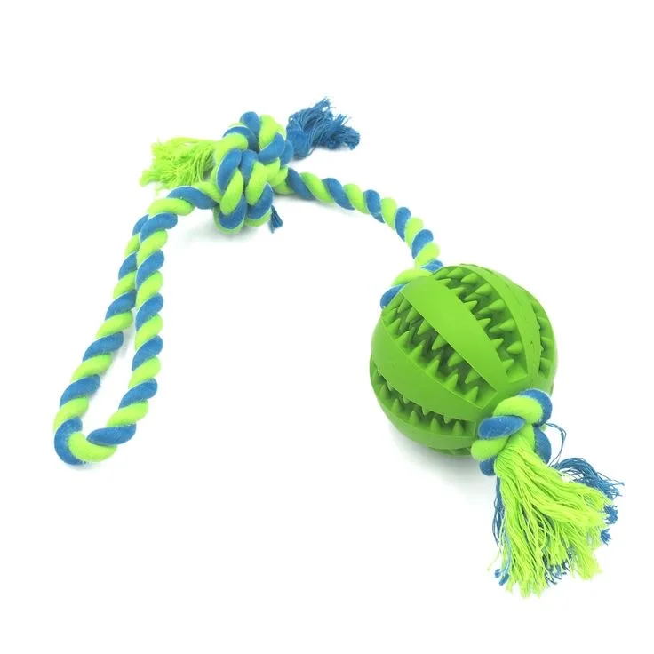 Sustainable Pet Dog Chew Toy Funny Animal TPR Toy Playing Cotton Rope Bite-Resistant Rubber Tooth Cleaning Popular Design Cats