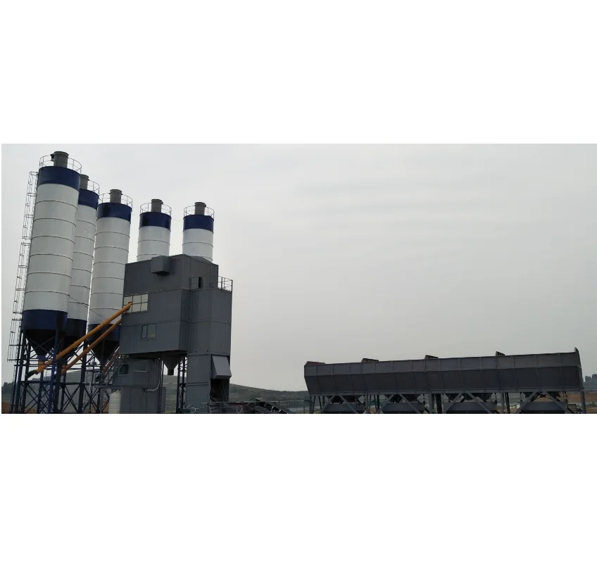 500L Hot selling concrete batching plant cement sand batching central mix supplier 180m3/h concrete batching plant