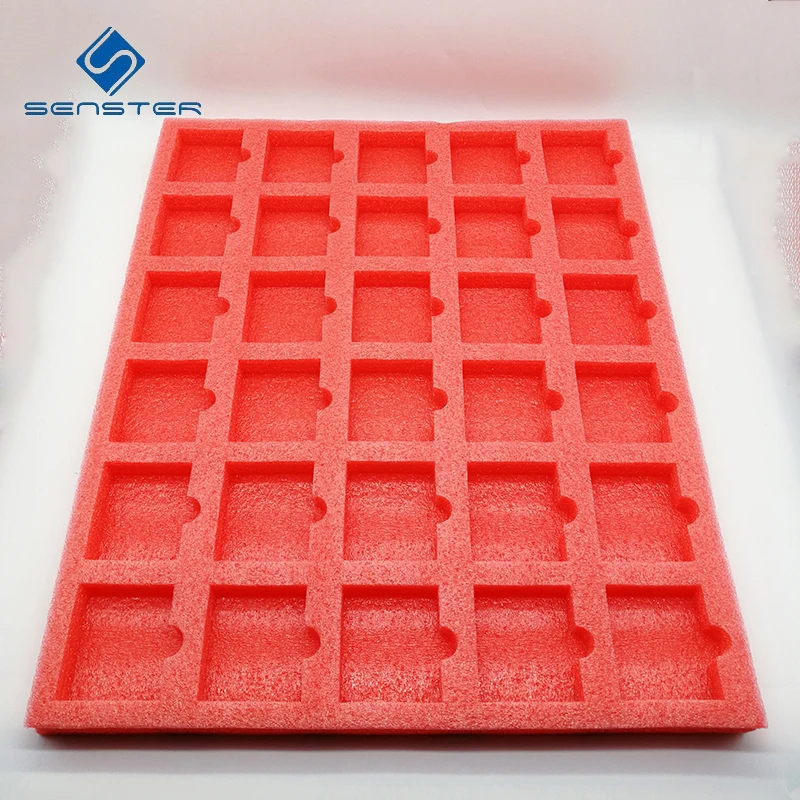 Custom Anti-static EPE foam Soft Packing Sheet Magazine Insert High Density box