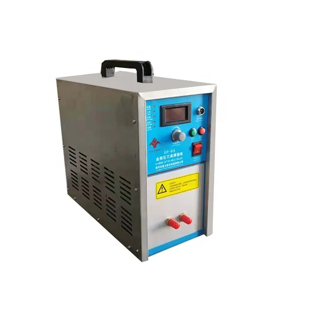 Heating induction machine heating for welding diamond saw blade segment