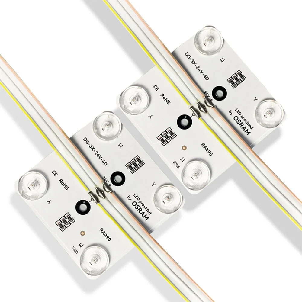 China Factory 24v 3CCT Dimmable Color Double Light Led Module Stretch Ceiling   For Sales Promotion Low Price