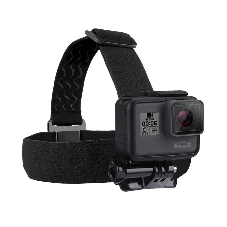 Head Strap Accessories Go Pro Mount Headrest Mount for Action Camera Customized Brand Logo