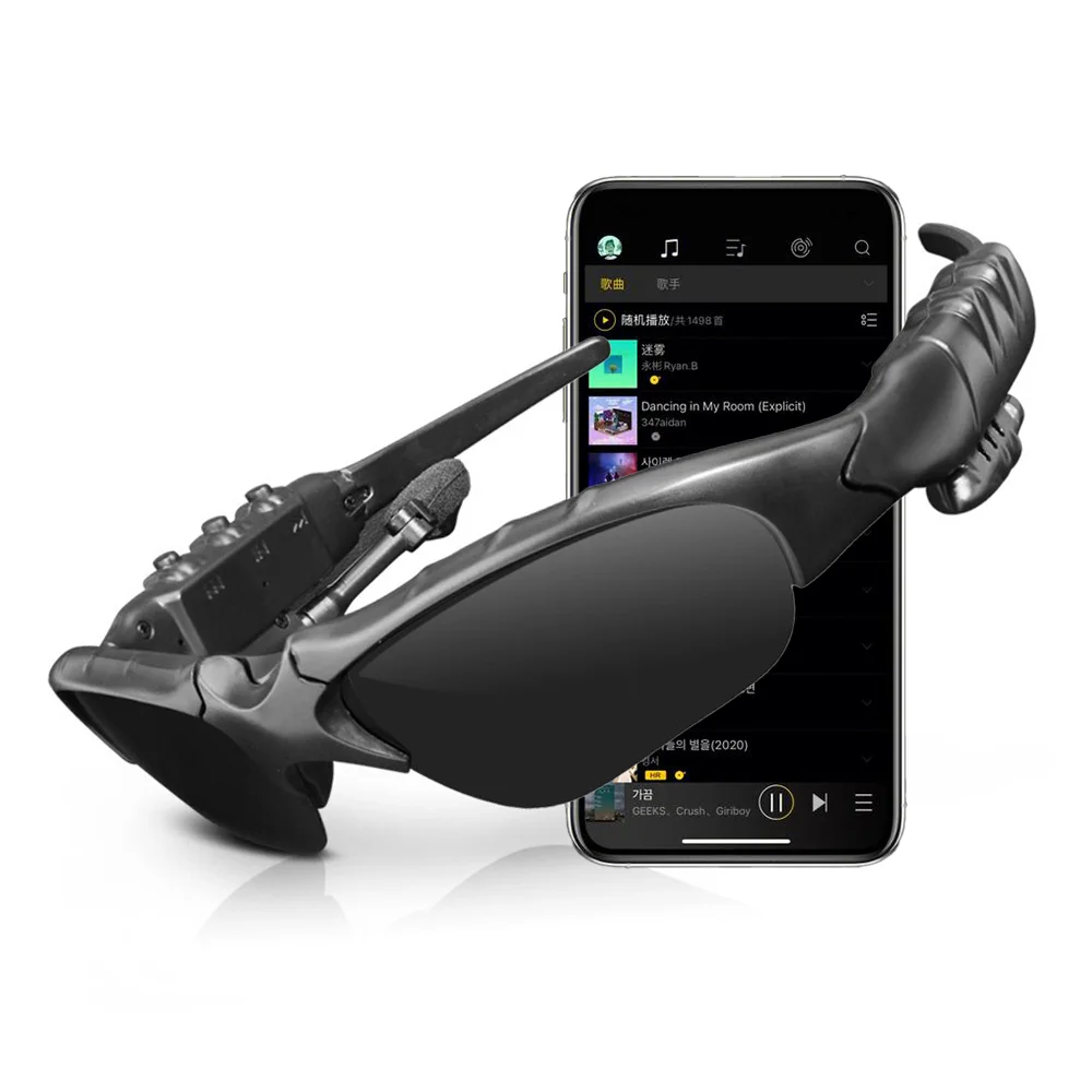 Bluetooth велосипедные очки спортивные наушники музыкальные поляризаторы умные