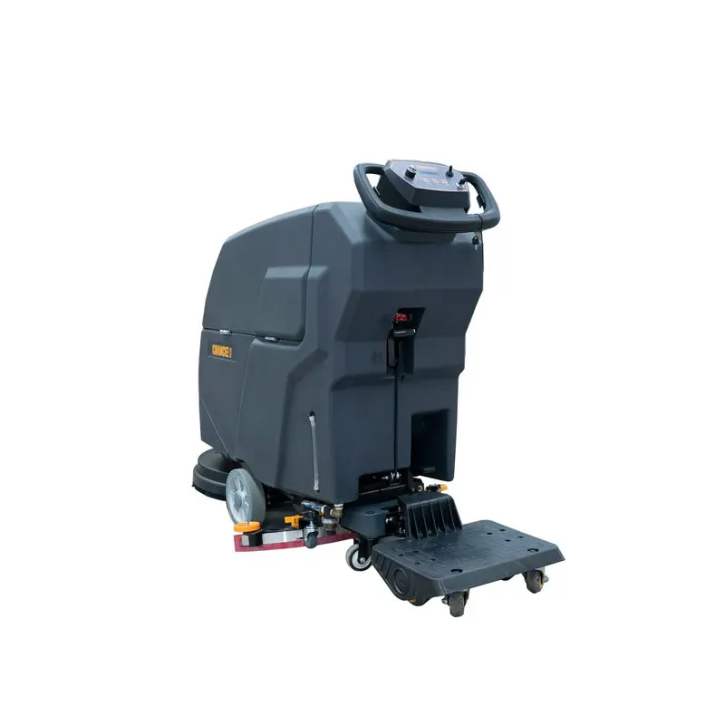 45L Solution Tank Easy To Operate Walk Behind On Industry Floor Scrubber For Industry