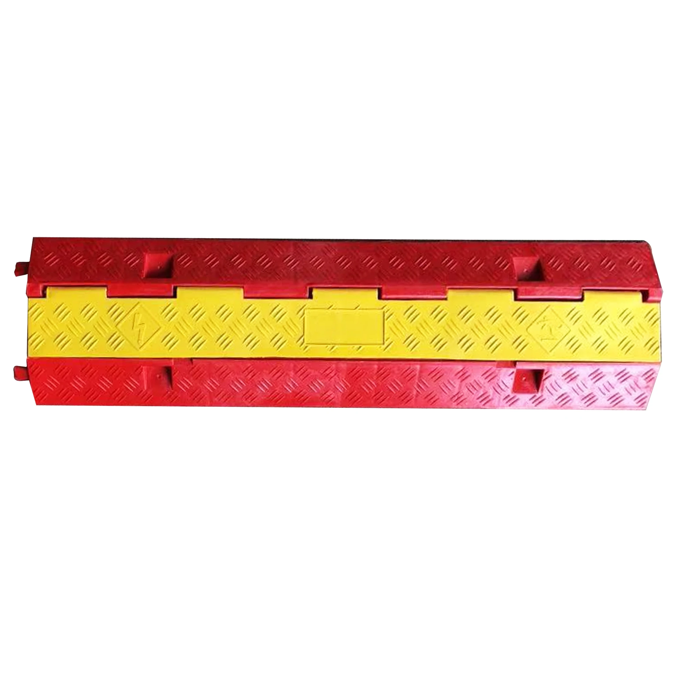 PVC speed bump Plastic cable protection cover plate Pressure cable bridge  ground aisle cable crossing plate