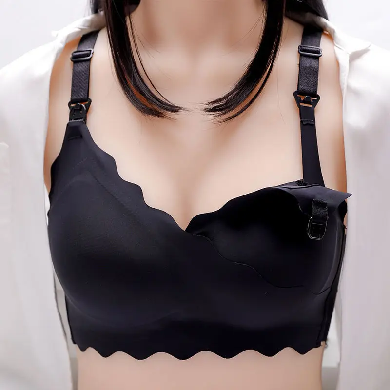 OEM изготовленный на заказ Женская бесшовный спортивный Бесшовный Бюстгальтер для кормления бюстгальтер с застежкой спереди бюстгальтер для беременных Бюстгальтер