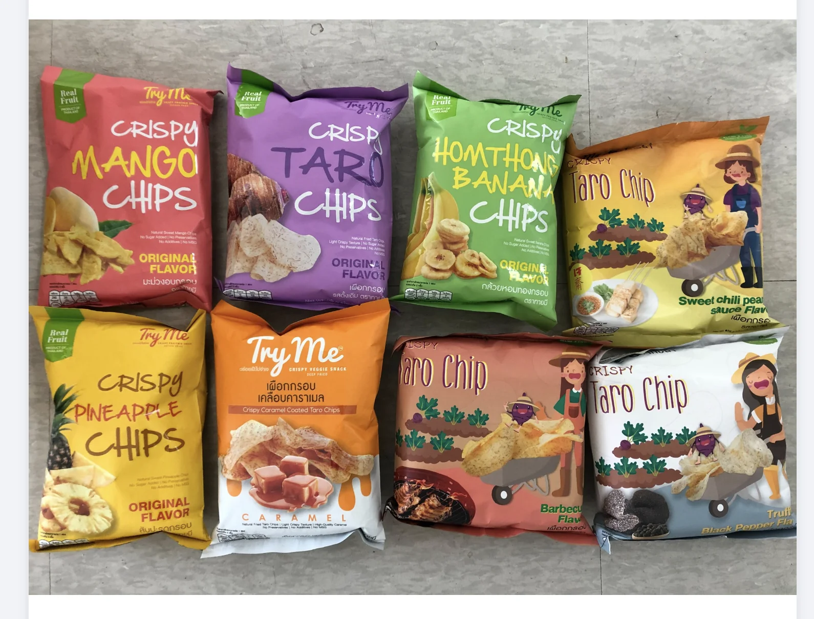 Snacks chips fruit snacks wholesale fruit vegetable snacks - Crispy Mango Chips Product form Thailand
