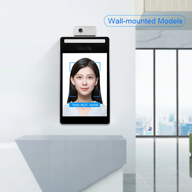 8 дюймов AI высокий уровень безопасности контроля доступа тела измерения температуры уход за кожей лица идентификационный