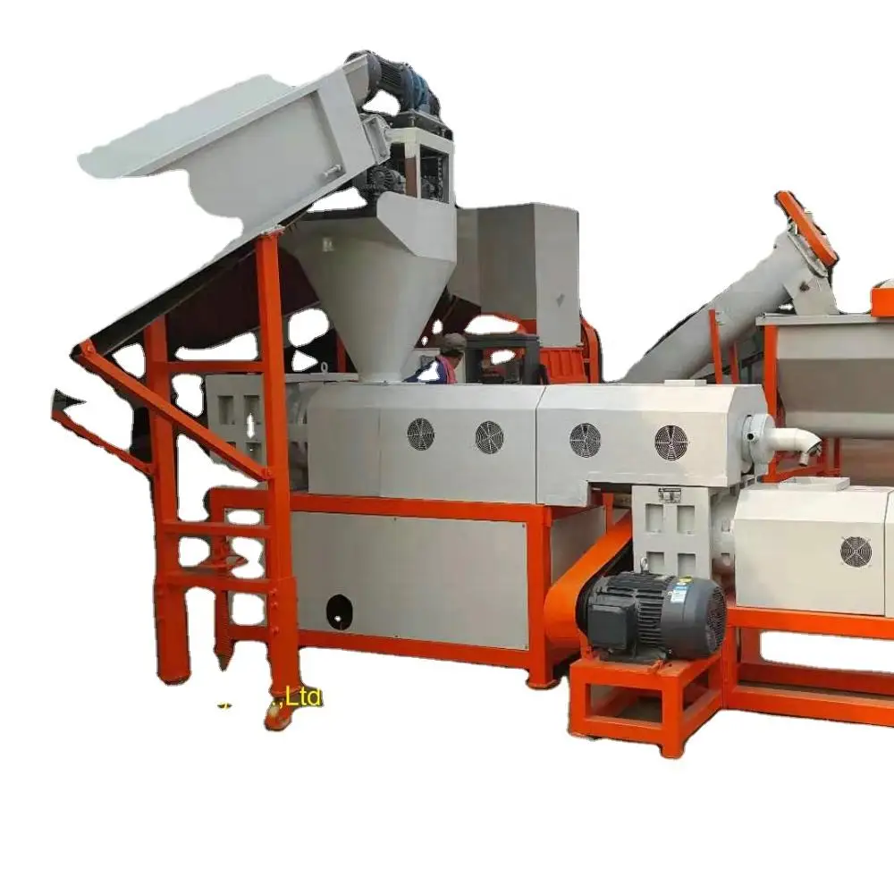 Plastics Recycling and Pelletizing Machines Plastic Granulator and Extruder Haorui Product