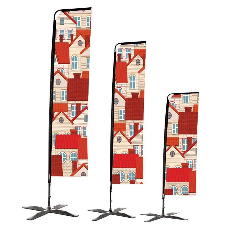 Наружные флаги из полиэстера с перьями