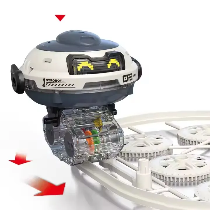 7 in 1 multifunctional DIY electric robot toys gyrobot Kit Gyro Toy Balance Gyro Gyroscope Mini Toy