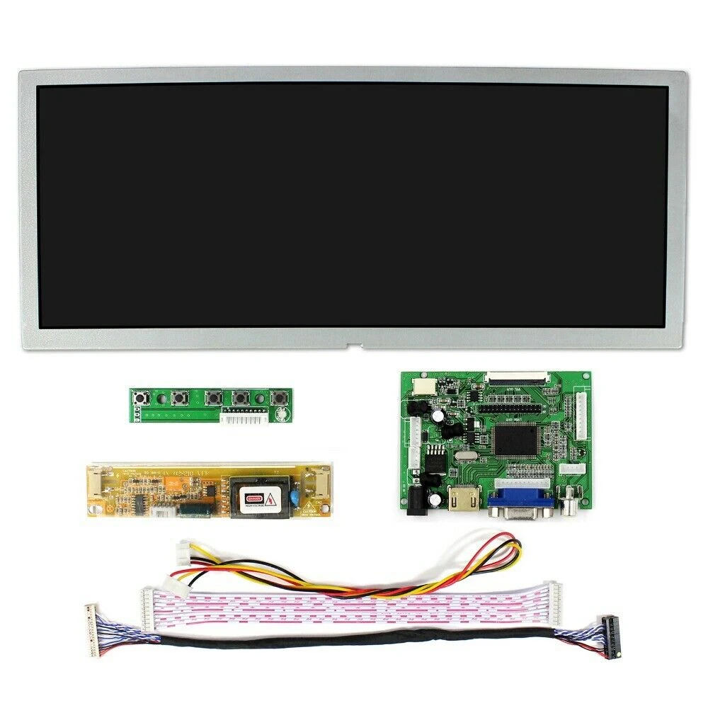 Lcd Lvds Display Module High Brightness Car Navigation Automotive Screen Inch Tft Bar in Stock 12.3 1920X720 700 Cd/m2 1PCS