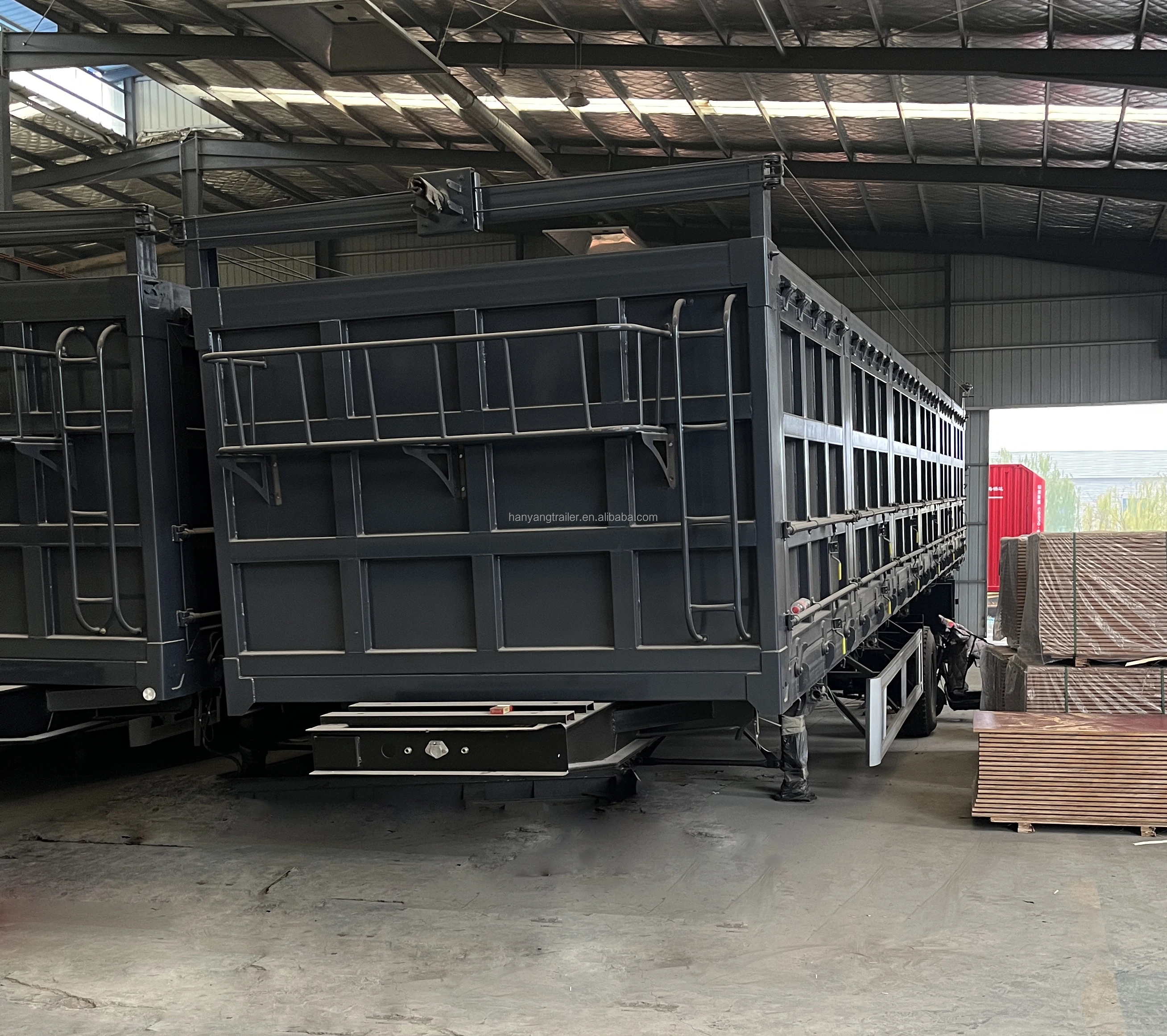 Factory customization electric hydraulic pump dump trailer semi dump trailers