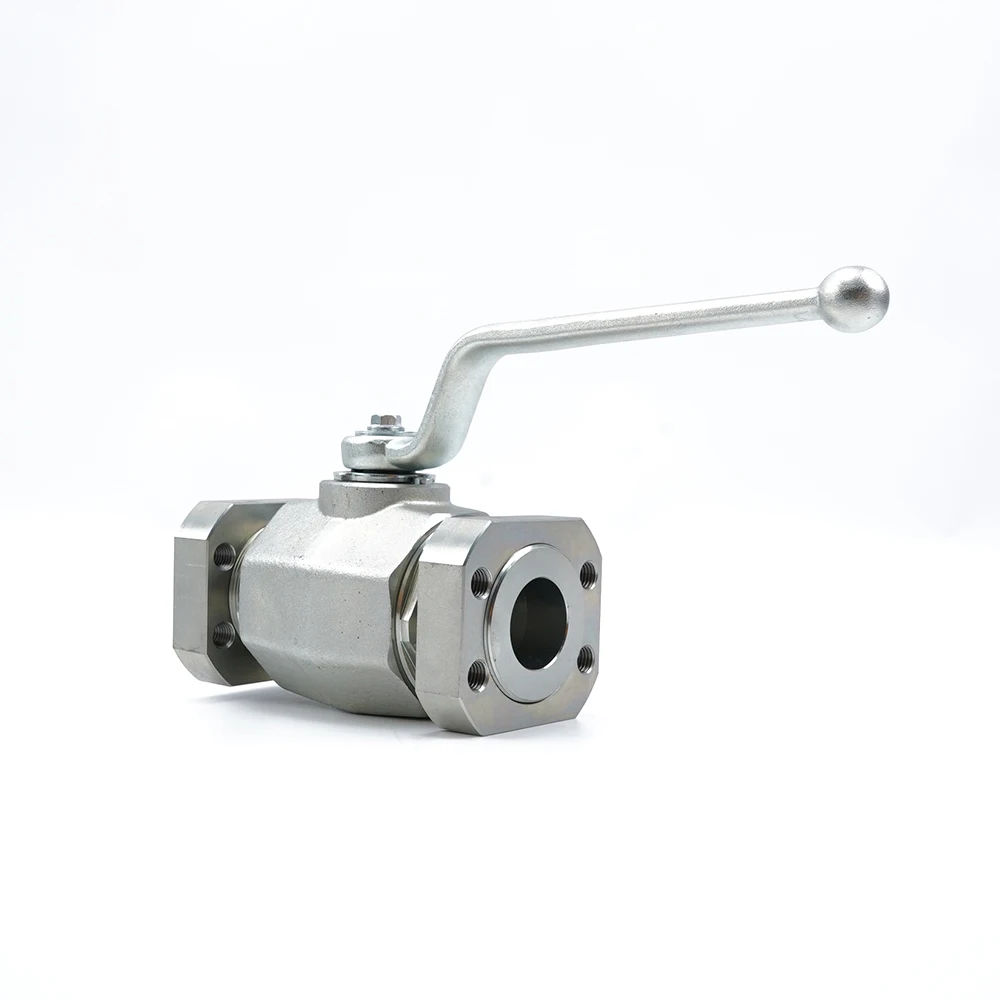dn50 low temperature price industrial high pressure ss MKH- SAE210-50 flanged hydraulic ball valve 2 inch