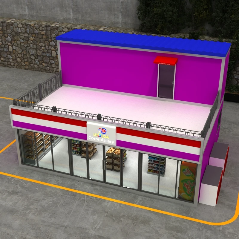 Low cost prefabricated steel structure  workshop automated container warehouse